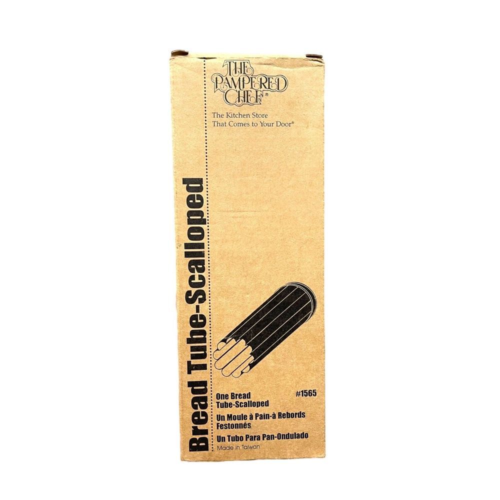 Pampered Chef IN ORIGINAL BOX‎ Scalloped Bread Tubes No. #1565